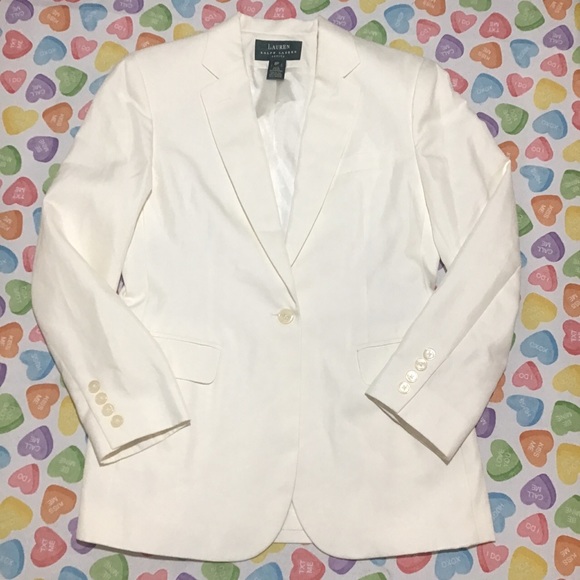Ralph Lauren Women’s Cream Blazer Long Sleeve - Picture 4 of 4